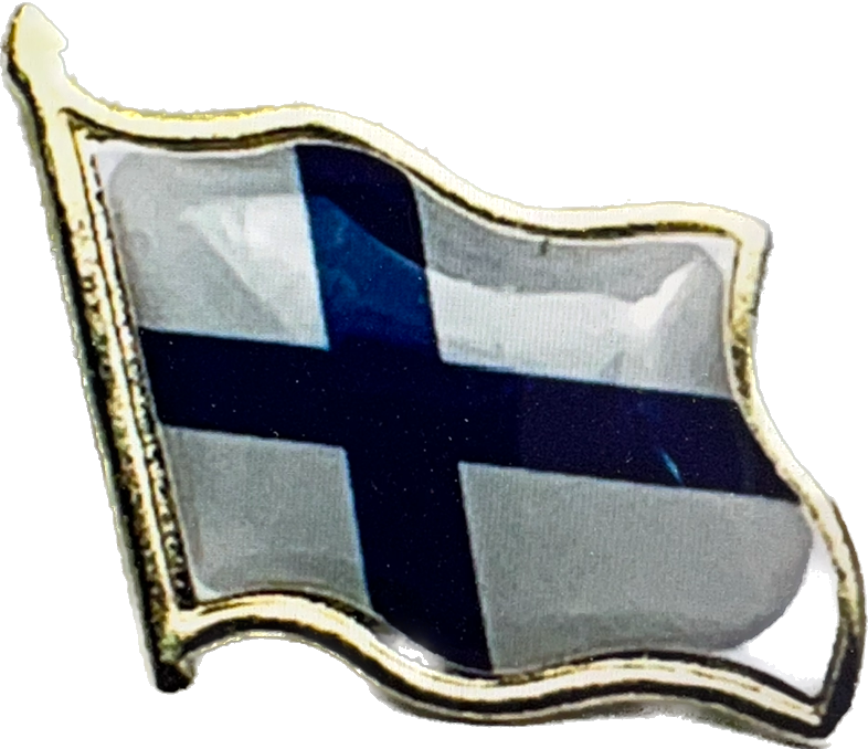 products-Suomen lippu pinssi